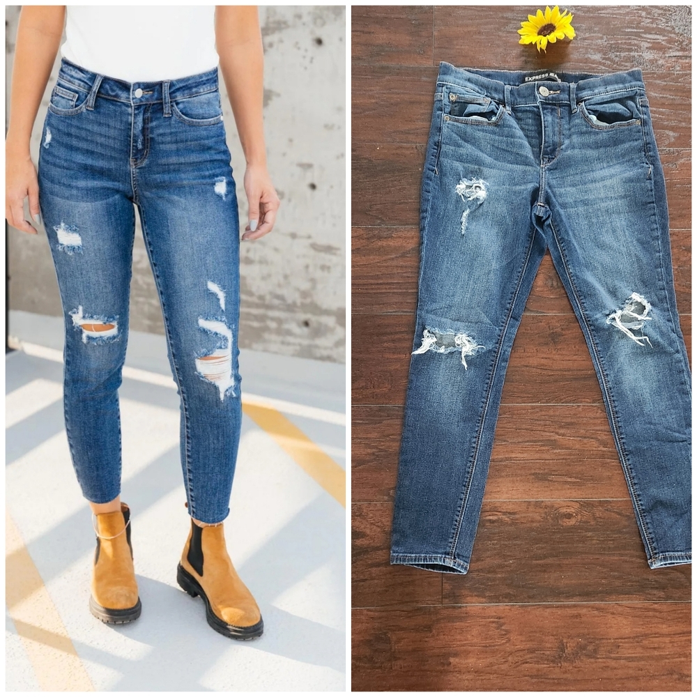 Express Cropped Leggings Jeans 👖